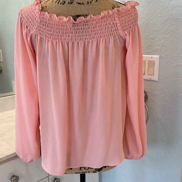 Brand Aqua Peach Colored Blouse - Picture 5 of 5